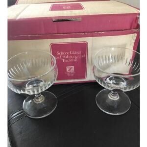 Vintage Schott Zweisel Liqueur Glasses - 2 Boxes